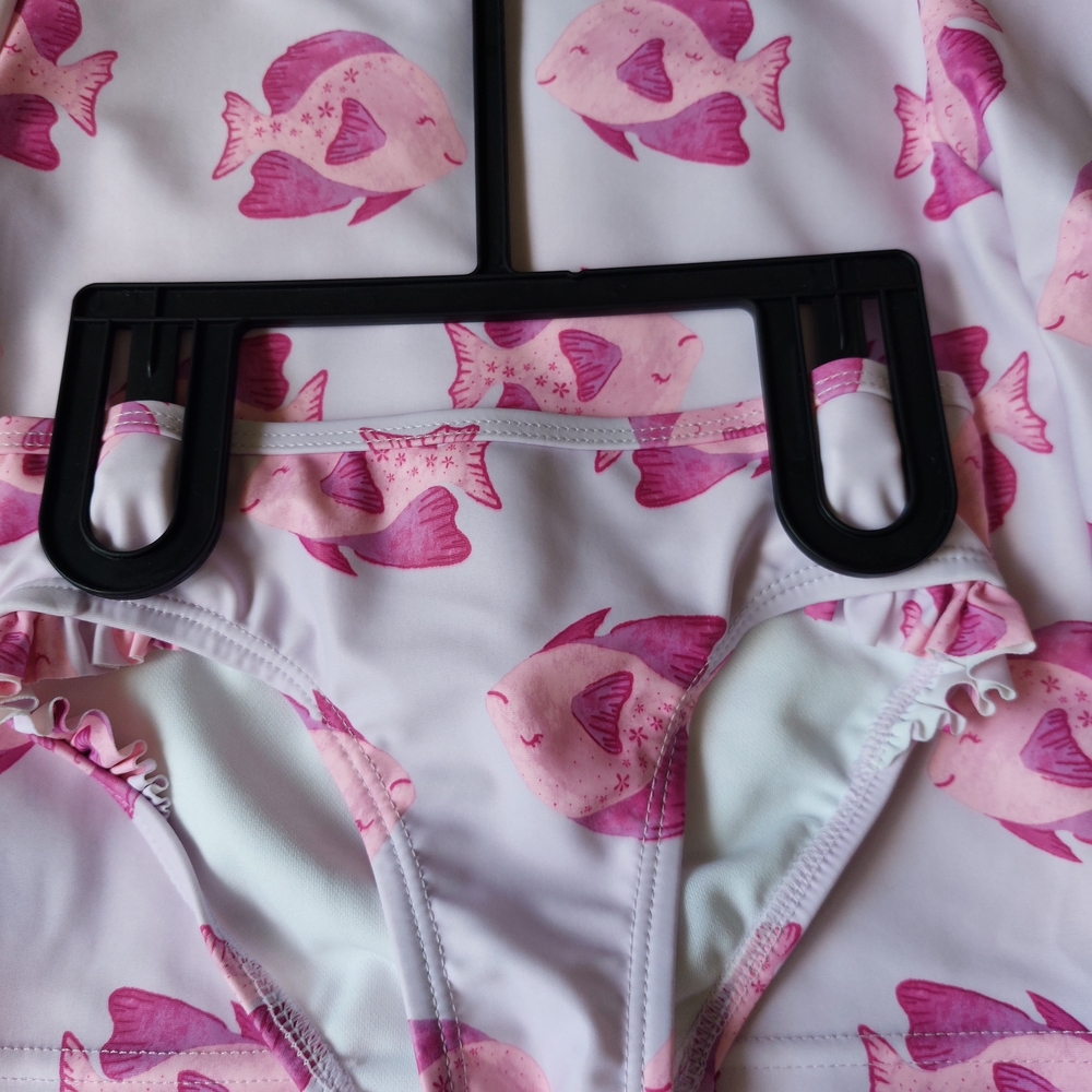 Carter's Pink Fish Pattern Rashguard - Picture 3 of 5